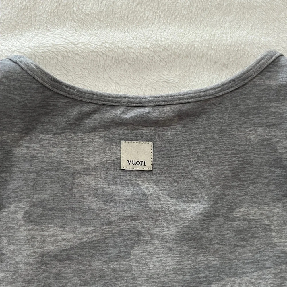 Vuori Women's Gray Camo Tank Top